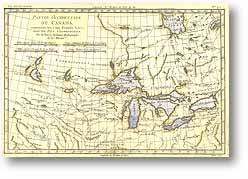 Partie occidentale de la Nouvelle France ou du Canada / par Mr. Bellin - 1755