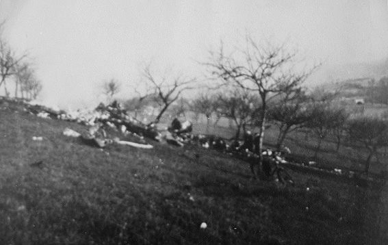 site de l'écrasement de EQ-X 17 avril, 1943