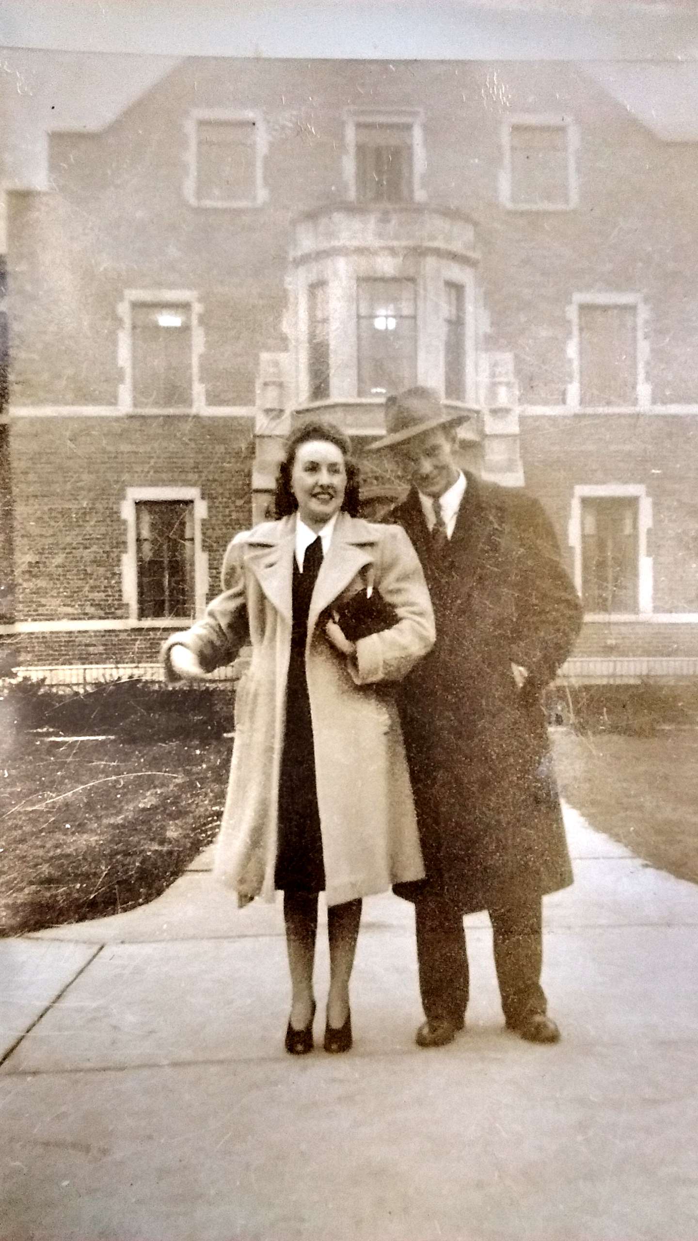 Harold Phillips and his fiancée Betty