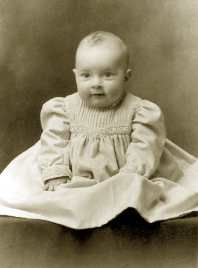 Elizabeth Pilon à l'âge de 6 mois.