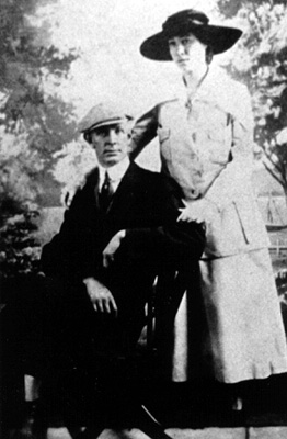 George Long et son pouse Rosa Pilon.